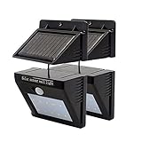 Valuetom　2017新版 ソーラーライト センサーライト 10LED 分解可能 防水防犯夜間自動点灯 屋外 軒先 ガーデン 玄関 勝手口 ガレージ プレイガーデン、通路 ベランダ 駐車場などに適