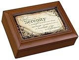 Carson Home Accents 17992 Serenity Prayer Rectangle Music Box, 8-Inch by 6-Inch by 2-3/4-Inch [並行輸入品