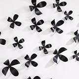 umbra ウォールデコレーション WALLFLOWER WALL DECOR(ウォールフラワー ウォールデコ 25P) ブラック 2470040040