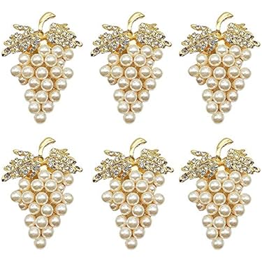 ナンタケットバスケット　ナプキンリング ４個セット　箱入り ゴールド Flower&Nantucket Basket Online Boutique