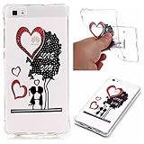 Huawei P8 Lite ケース Zeebox Huawei P8 Lite高品質 TPU カバー 衝撃吸収 Huawei P8 Lite 用 超薄型 柔軟 落下防止 保護カバー 生涯補償付き (