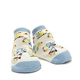 ampersand ノリモノ柄BABYソックス アイボリー（IV） 10-12cm