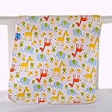 エルフ ベビー (Fairy Baby) 通気性 防水ベビー竹繊維おむつ替えマット（50*70CM，動物）