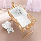 Clair de Lune Starburst 2 Piece Crib Quilt & Bumper Bedding Set, White by Clair de Lune