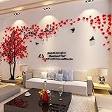 3d Couple Tree Wall Murals for Living Room Bedroom Sofa Backdrop Tv Wall Background, Originality Sti