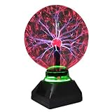 Sunki 8 Inch Music Nebula Magic Plasma Balls Sphere Lightning Lamp Light Touch Sensitive Electronix 