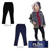 【SiShuNon/FARM】ストレッチツイルスキニーパンツ ファーム ベビー キッズ ストレッチ ツイル スキニー パンツ 120 2 ブラック