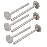 uxcell ルータービット ダイヤモンドマウントポイント 2.35mmx8mm 全長42mm ポリシングホイール 6個入り