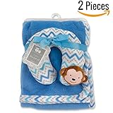 ベビーブランケット+ Plush Toyまたは首枕30 " x 40 " -おくるみブランケット – セキュリティブランケット – 幼児用blanket-新生児blanket- Baby Blanke