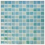 RoomMates Blue Mosaic StickTILES, 4-pack 10.5" X 10.5" [並行輸入品]