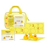 Teach My Baby Bathtime Numbers Toy, Yellow [並行輸入品]
