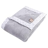 Trend Lab Framed Receiving Blanket, Gray and White Circles by Trend Lab [並行輸入品]