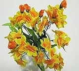 ( Pack of 2 ) Floral Garden 6-stem Narcissus Bushes , 15 " 15" 192291