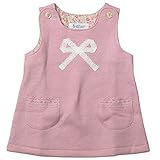 《H28年秋冬物》(日本製) Pample Mousse(パンプルムース) 杢裏起毛レースリボンAPチュニック 90cm/PK NO.DP-63152