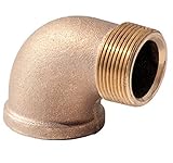Everflow Supplies BRSN0034-NL 3/4-Inch 90-Degree Street Elbow, Lead Free [並行輸入品]