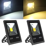 ILS - 20W White/Warm White LED Flood Light Wash Garden Lamp AC85-265V