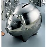 クラシックPiggy Bank – Non変色Brushedピューターbyクリエイティブギフト