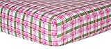 Trend Lab Crib Sheet, Pink Plaid [並行輸入品]