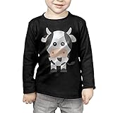 牛 漫画 おかしい かわいい 子供服 春秋 長袖 Tシャツ トレーナー 丸い襟 キッズ 男の子 女の子 ベビー おしゃれ カジュアル ファッション 可愛い