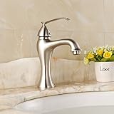 Yodel Contemporary Bathroom Lavatory Vanity Sink Faucet, Brushed Nickel [並行輸入品]