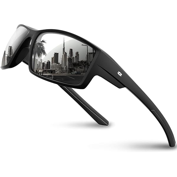 RIVBOS スポーツサングラス 100%偏光 サングラス 壊れないサングラス RIVBOS スポーツサングラス 100%偏光 サングラス 壊れない