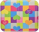 やわらかクッションマット やわらかミニマット PARKLONマット専門店プレイマット Heart Square MI-005