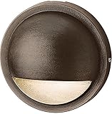 Kichler Lighting 15064BBR Half Moon 12-Volt Deck and Patio Light, Bronzed Brass by Kichler