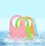 よだれかけ 防水 エプロン スタイ おもしろ ベビー ビブ 赤ちゃん ３０４シリコンゴムなので使い勝手抜群 (桜)