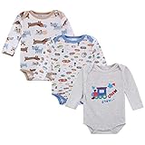 エルフ ベビー(Fairy Baby)ベビーロンパース ボディスーツ 肌着 長袖 3枚セット 可愛い 男の子(サイズ：7-9M)