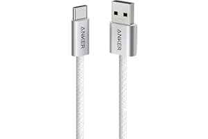 Anker Zolo USB-C & USB-A ケーブル 1.0m ホワイト USB-IF認証 高耐久ナイロン素材採用 iPhone 17 / 16 / 15 / Galaxy Google Pixel 各種対応