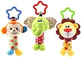 Ebrima Baby Rattles Stroller Educational Toys, Set of 3 by Ebrima