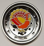 Thanksgiving Turkey Gobble Enamel Novelty Sink Strainer [並行輸入品]