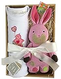エレガントべビー ロンパス&マスコット バニー ギフトセット 6-12ヶ月 #61227