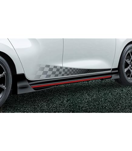 Amazon | TRD サイドスカート ブラックマイカメタリック ルーミー