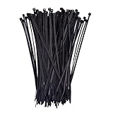 eBoot 100 Pack 8 Inch Self-locking Nylon Cable Ties, Black [並行輸入品]