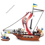 建物ブロックSlubanおもちゃ城Caribbean Treasure Pirate Ship Figure Set / Item # g839gj uy-w8ehf3132354