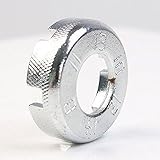 Simplyシルバー – 新しい自転車自転車サイクリングホイールスポークスパナレンチ6 Wayアジャスター修復ツール – ノーブランド