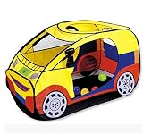 Zewik Kids Pop-up Play Tent Children Cartoon Car Canopy Kids Adventure Station [並行輸入品]