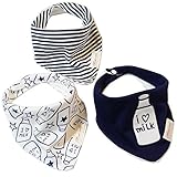 ベビー 三角 バンダナ スタイ よだれかけ 綿100％ (3枚組セット) 11