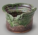 手ひねり蛙めだか鉢　信楽焼　睡蓮鉢 めだか鉢 水鉢 陶器