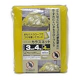 コーナンオリジナル カラスネット イエロー 3×4m WYW-3-4