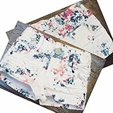 【韓国子供服】ペイントドロップ柄 ホットパンツ(ミント)／BLUCOCO／90cm/100cm/110cm/120cm/130cm/140cm/150cm (130(11))