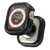 【elago】 Apple Watch Ultra 3 2 1 49 mm 対応 ケース 耐衝撃 軽い シンプル 保護ケース Appleウォッチ ソフト TPU カバー アップルウォッチウルトラケース [ AppleWatchUltra アップルウォッチウルトラ 49mm 対応 ] ARMOR CASE ブラック