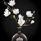 BAGEHUA 新しい中国の人工花マグノリア花花花シミュレーション単一の花ホーム家具ポーチデスク装飾的な花の装飾、バイオレット