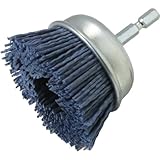 ヤナセ インパクト用 軸付カップ型ブラシ 【6.35mm軸】 砥粒入ナイロン φ65mm #180 CNN68