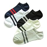 5ペアの浅いですコットン通気性吸収性ソックス2つBars