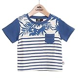 クリフメイヤー キッズ ウェーブボーダーTシャツ 100 BLUE 1453505K