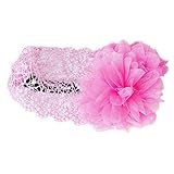 ベビー　キッズ　カチューシャ　ヘアアクセサリー　ヘアバンド　花　髪飾り　かわいい　ピンク