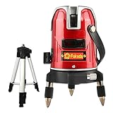 FUKUDA フクダ 5ライン レーザー墨出し器+エレベーター三脚セット EK-451DP 4垂直・1水平 4方向大矩ライン 墨出し器