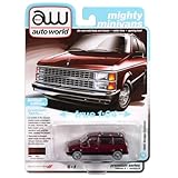 auto world - 1/64 scale PREMIUM RELEASE 2 1985 DODGE CARAVAN (CRIMSON RED) オートワールド 1：64スケール プレミアム・リリース2「1985 ダッジ・キャラバン (クリムゾン・レッド)」AW64442-B04 [並行輸入品]